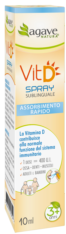 AGAVE NATURA VITAMINA D 10 ML - Luckyfarma.it