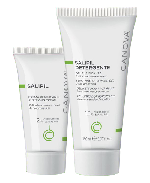 SALIPIL CREMA PURIFICANTE 50 ML + SALIPIL DETERGENTE GEL PURIFICANTE 150 ML IN OMAGGIO - Luckyfarma.it