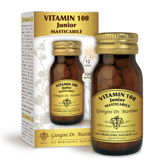 VITAMIN 100 JUNIOR 100 PASTIGLIE - Luckyfarma.it