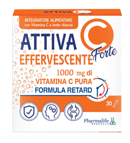 ATTIVA C FORTE EFFERVESCENTE 30 STICK - Luckyfarma.it