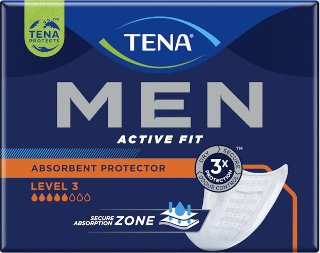 ASSORBENTE INCONTINENZA LEGGERA TENA MEN LIVELLO 3 DUOPACK 2 X 8 PEZZI - Luckyfarma.it