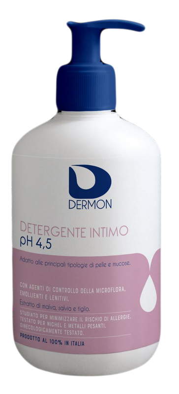 DERMON DETERGENTE INTIMO USO FREQUENTE PH 4,5 500 ML - Luckyfarma.it