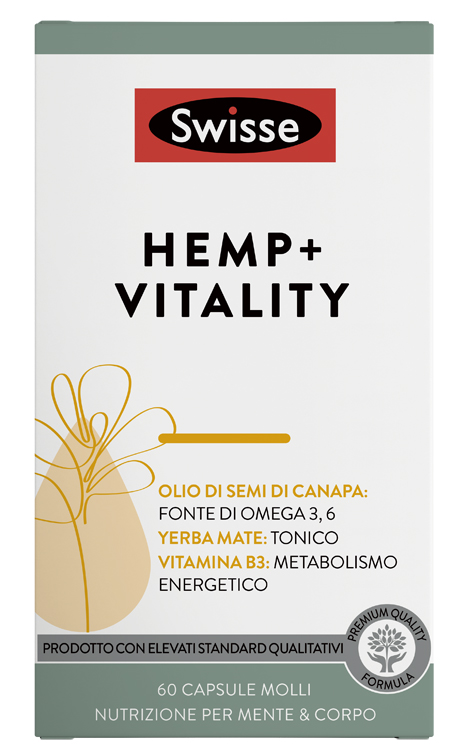 SWISSE HEMP+ VITALITY 60 CAPSULE - Luckyfarma.it