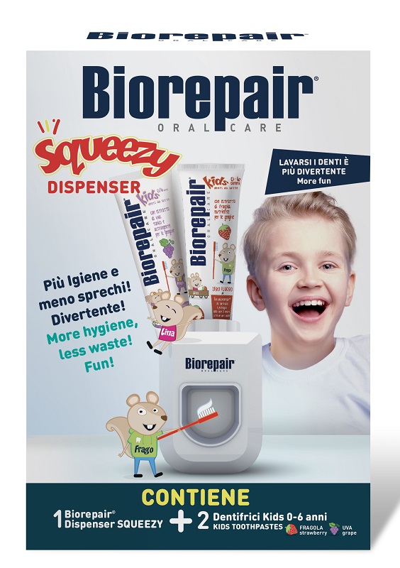 BIOREPAIR SQUEEZE DISPENSER + 2 KIDS 50 ML - Luckyfarma.it