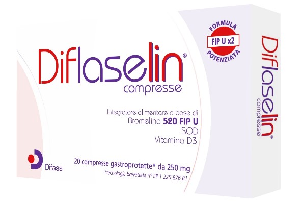 DIFLASELIN 20 COMPRESSE GASTROPROTETTE 250 MG - Luckyfarma.it
