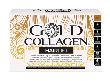 GOLD COLLAGEN HAIRLIFT 10 FLACONCINI DA 50 ML - Luckyfarma.it