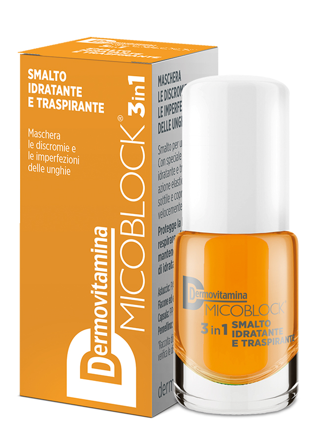 DERMOVITAMINA MICOBLOCK 3IN1 SMALTO IDRATANTE E TRASPIRANTE GIALLO - Luckyfarma.it