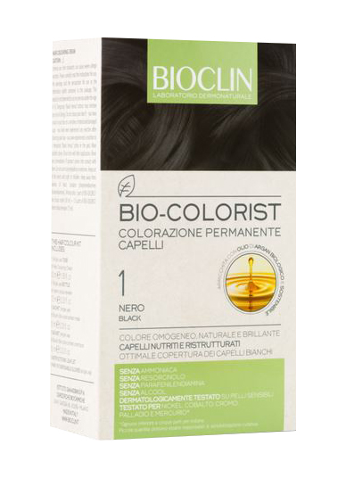 BIOCLIN BIO COLOR FAST&PERFECTION 1,0 NERO CREMA COLORANTE 60 ML + RIVELATORE IN CREMA 60 ML + BIO COLOR SHAMPOO 10 ML + BIO COLOR MASCHERA 10 ML - Luckyfarma.it