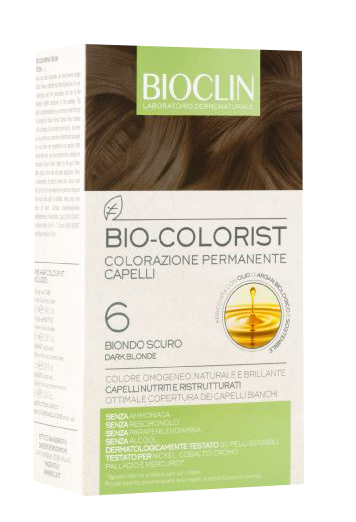BIOCLIN BIO COLOR FAST&PERFECTION 6,0 BIONDO SCURO CREMA COLORANTE 60 ML + RIVELATORE IN CREMA 60 ML + BIO COLOR SHAMPOO 10 ML + BIO COLOR MASCHERA 10 ML - Luckyfarma.it