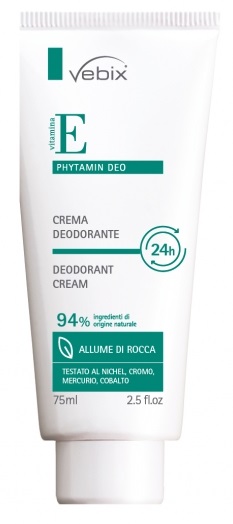 VEBIX PHYTAMIN E DEO PERFORMANCE CREMA DEO 24H-75ML ALLUME DI ROCCA - Luckyfarma.it