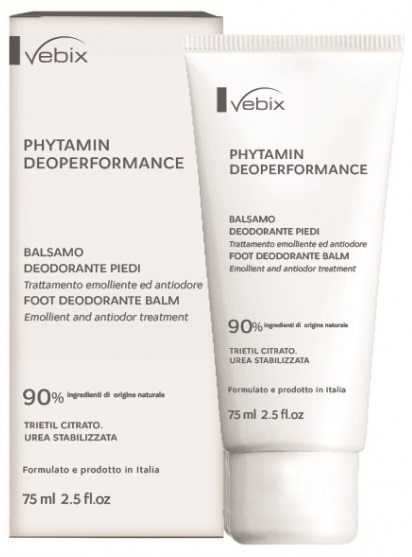 VEBIX PHYTAMIN E DEO PERFORMANCE BALSAMO PIEDI 24H-75ML - Luckyfarma.it