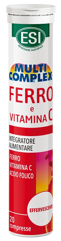 ESI MULTICOMPLEX FERRO VITAMINA C 20 COMPRESSE EFFERVESCENTI - Luckyfarma.it