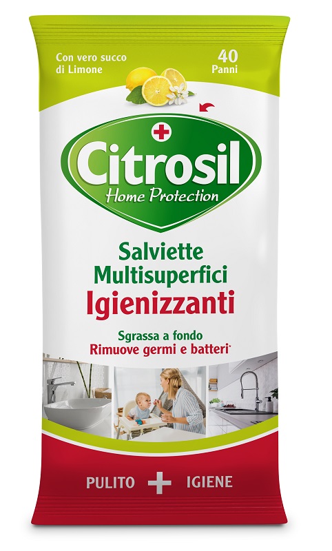 CITROSIL SALVIETTE IGIENIZZANTI LIMONE 40 PEZZI - Luckyfarma.it
