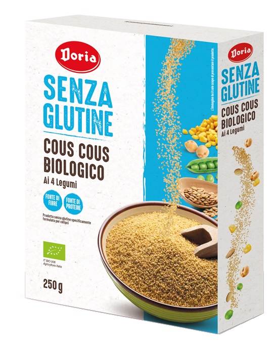 DORIA COUS COUS BIOLOGICO 4 LEGUMI 250 G - Luckyfarma.it