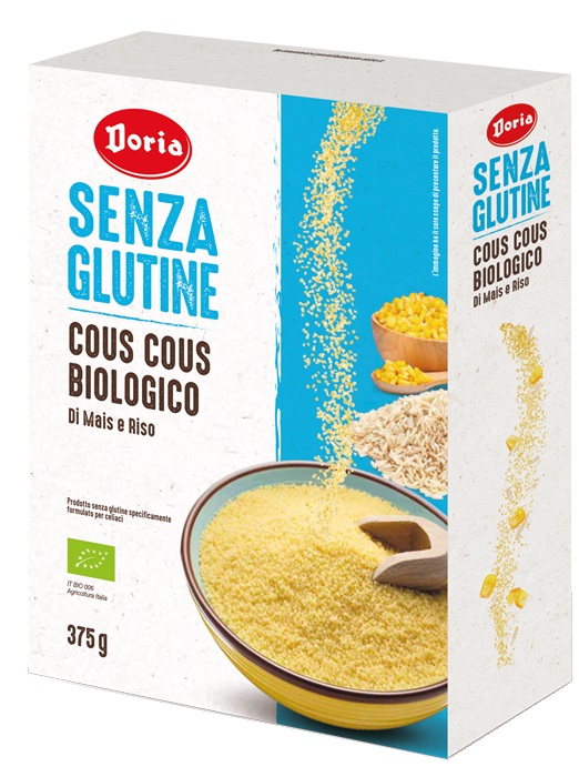 DORIA COUS COUS BIOLOGICO MAIS-RISO 375 G - Luckyfarma.it