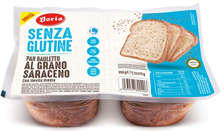 DORIA PAN BAULETTO GRANO SARACENO 2X175 G - Luckyfarma.it
