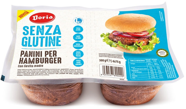 DORIA PANINI HAMBURGER 4X50 G - Luckyfarma.it