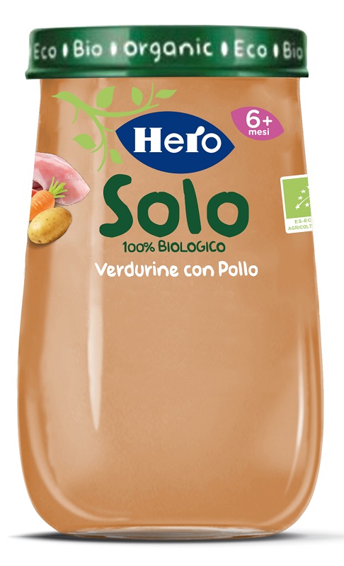 HERO BABY SOLO OMOGENEIZZATO POLLO VERDURE 190 G - Luckyfarma.it