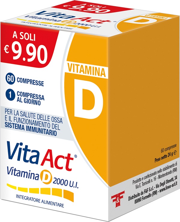 VITAMINA D ACT 2000UI 60 COMPRESSE - Luckyfarma.it