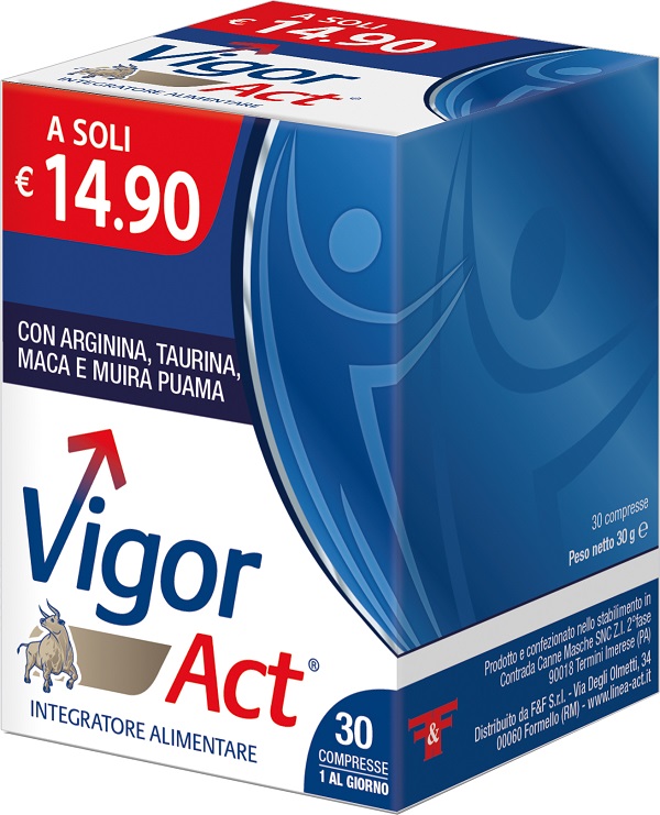 VIGOR ACT 30 COMPRESSE - Luckyfarma.it