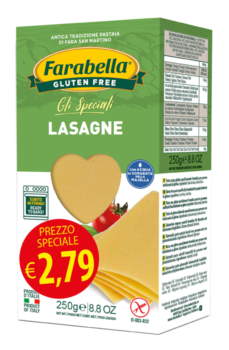 FARABELLA LASAGNA PROMO 250 G X 6 PEZZI - Luckyfarma.it