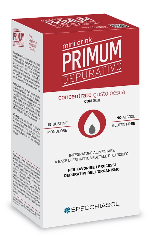 PRIMUM DEPURATIVO MINIDRINK PESCA 15 STICK DA 10 ML - Luckyfarma.it