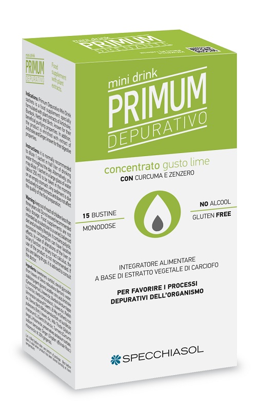 PRIMUM DEPURATIVO MINIDRINK LIME 15 STICK DA 10 ML - Luckyfarma.it