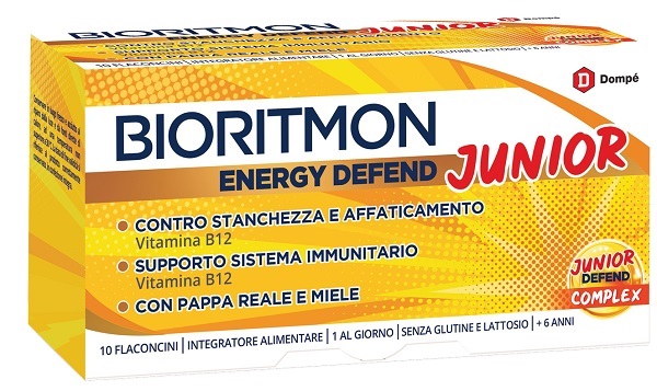 BIORITMON ENERGY DEFEND JUNIOR 10 FLACONCINI 10 ML - Luckyfarma.it