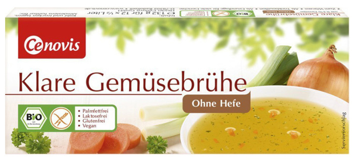 DADO CENOVIS VEGETALE BIO SENZA LIEVITO 9,3% DI VERDURE 12 CUBETTI - Luckyfarma.it