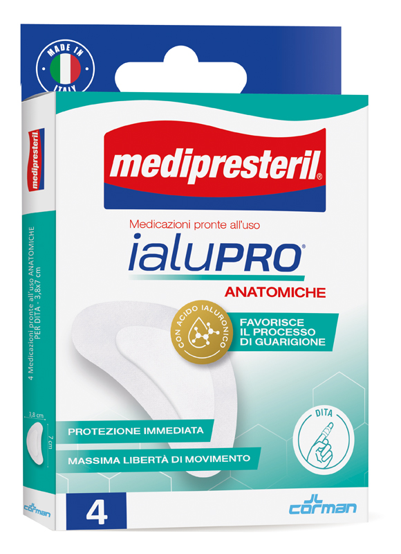 MEDIPRESTERIL IALUPRO DITA 3,8X7 CM 4 PEZZI - Luckyfarma.it