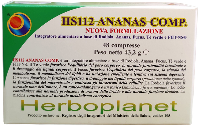 HS112 ANANAS COMP 48 COMPRESSE - Luckyfarma.it