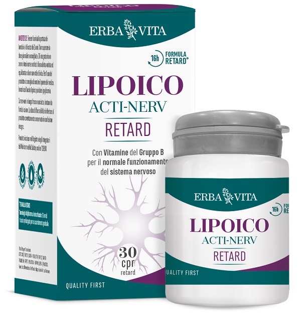 LIPOICO ACTI NERV RETARD 30 COMPRESSE - Luckyfarma.it