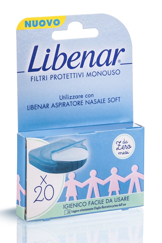 LIBENAR ASPIRATORE NASALE SOFT FILTRI 20 PEZZI - Luckyfarma.it