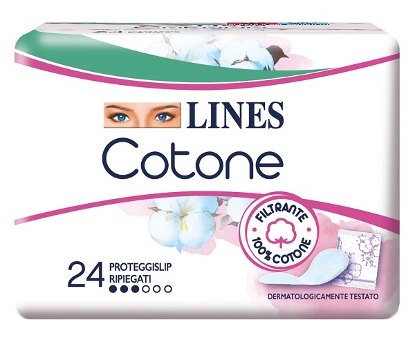 LINES COTONE BIO SALVASLIP RIPIEGATI 24 PEZZI - Luckyfarma.it
