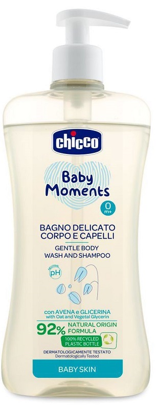 CHICCO BABY MOMENTS BAGNO CORPO CAP 500 ML - Luckyfarma.it