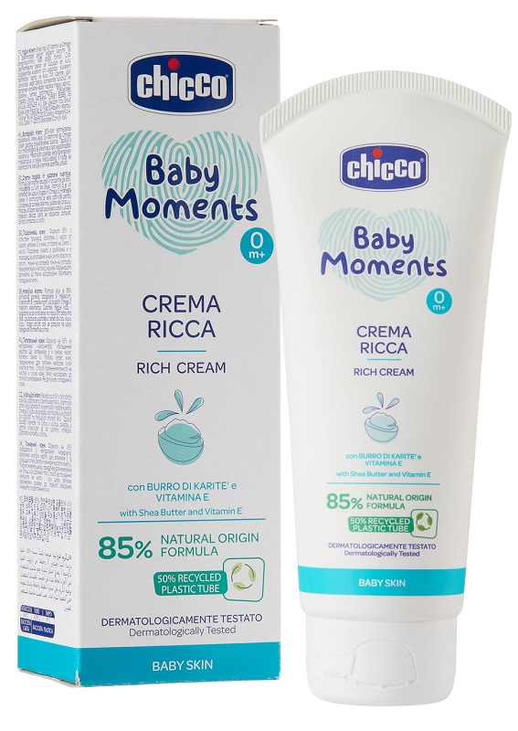 CHICCO BABY MOMENTS CREMA RICCA DELICATE 100 ML - Luckyfarma.it