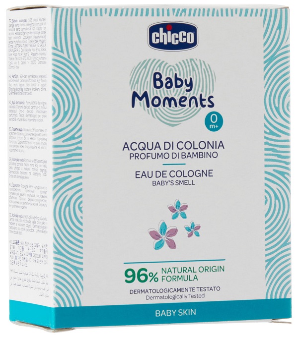 CHICCO BABY MOMENTS ACQUA COLONIA BABY DELICATE 100 ML - Luckyfarma.it