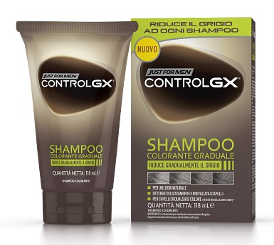 JUST FOR MEN CONTROL GX SHAMPOO COLORANTE GRADUALE 150 ML - Luckyfarma.it