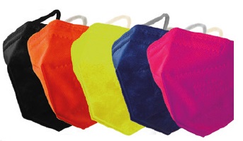 MASCHERINA FFP2 NR ADULTO COLORI ASSORTITI ADULTO ELASTICIZZATA 5MM STERILE 1 PEZZO - Luckyfarma.it
