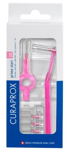 CURAPROX CPS 08 SCOVOLINO PRIME START 08 PINK 5 PEZZI - Luckyfarma.it