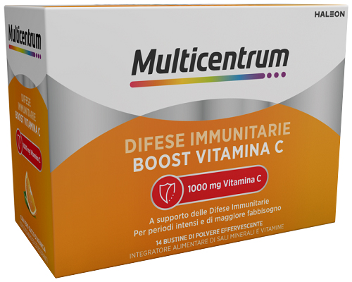 MULTICENTRUM DIFESE IMMUNITARIE BOOST VITAMINA C 14 BUSTINE - Luckyfarma.it