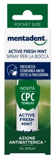 MENTADENT ACTIVE FRESH MINT 15 ML - Luckyfarma.it