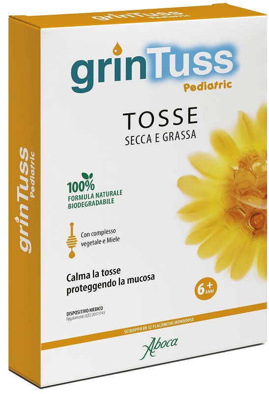 GRINTUSS PEDIATRIC SCIROPPO 12 FLACONCINI - Luckyfarma.it