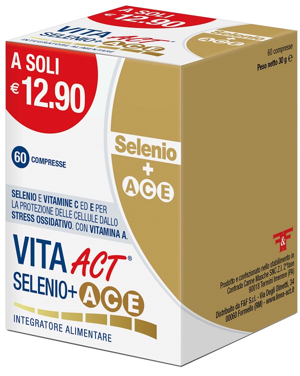VITA ACT SELENIO+ACE 60 COMPRESSE - Luckyfarma.it