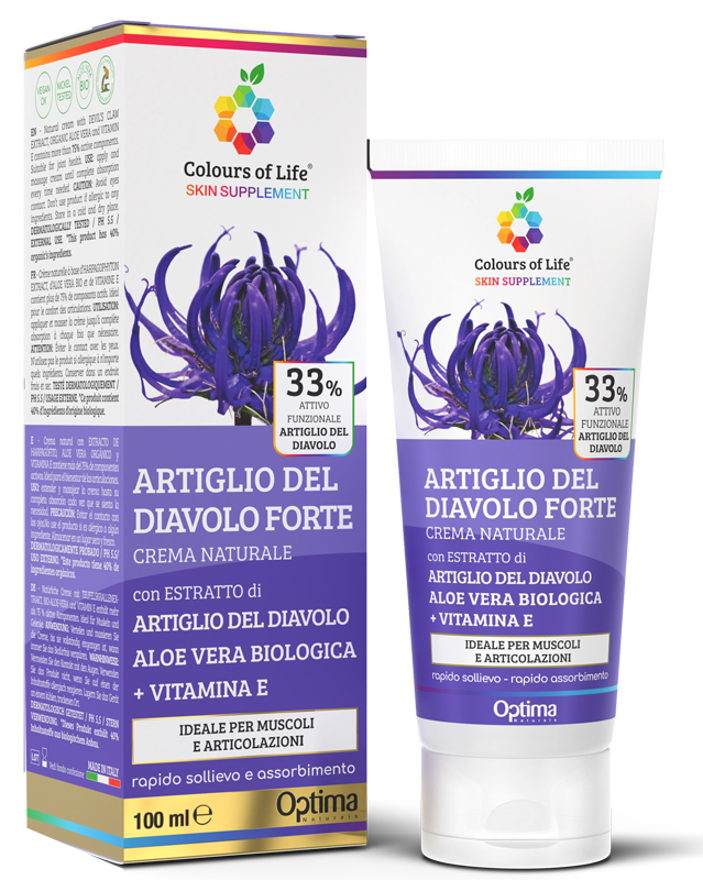 COLOURS OF LIFE SKIN SUPPLEMENT ARTIGLIO DEL DIAVOLO 33% CREMA 100 ML - Luckyfarma.it