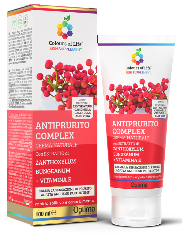 COLOURS OF LIFE SKIN SUPPLEMENTE ANTIPRURITO COMPLEX CREMA 100 ML - Luckyfarma.it