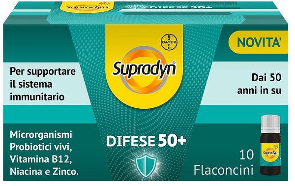 SUPRADYN DIFESE 50+ 10 FLACONCINI 10 ML - Luckyfarma.it