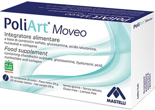 POLIART MOVEO 20 COMPRESSE DIVISIBILI NON RIVESTITE - Luckyfarma.it