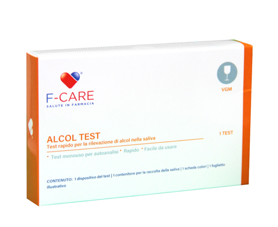 F-CARE ALCOHOL TEST RAPIDO DIPSTICK - Luckyfarma.it
