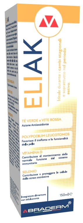 ELIAK 150 ML BRADERM - Luckyfarma.it